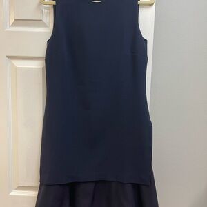 Theory Navy Sleeveless Dress